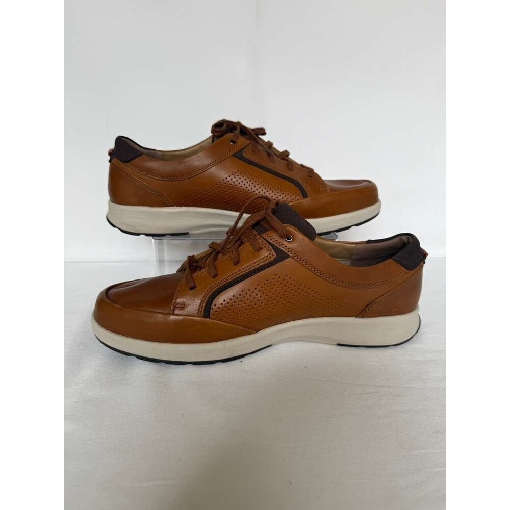 Clarks Unstructured Men’s Leather Un Trail Form Sneakers Brown Size 12